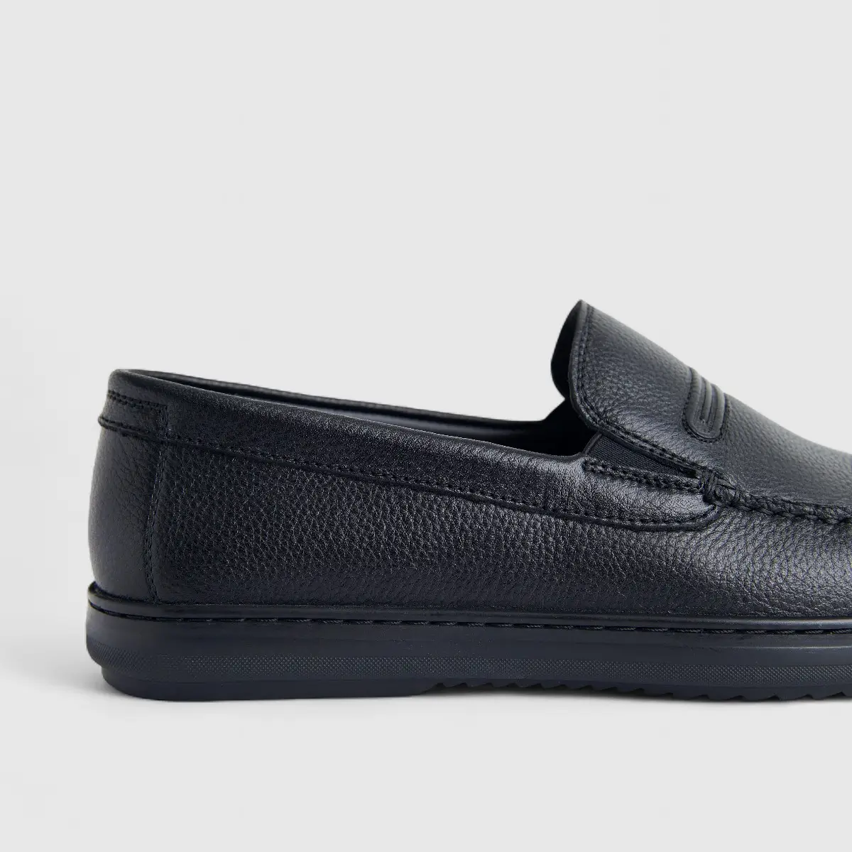Formales Men's Leather Loafer FM2025-810 Black FK42 - Image 5