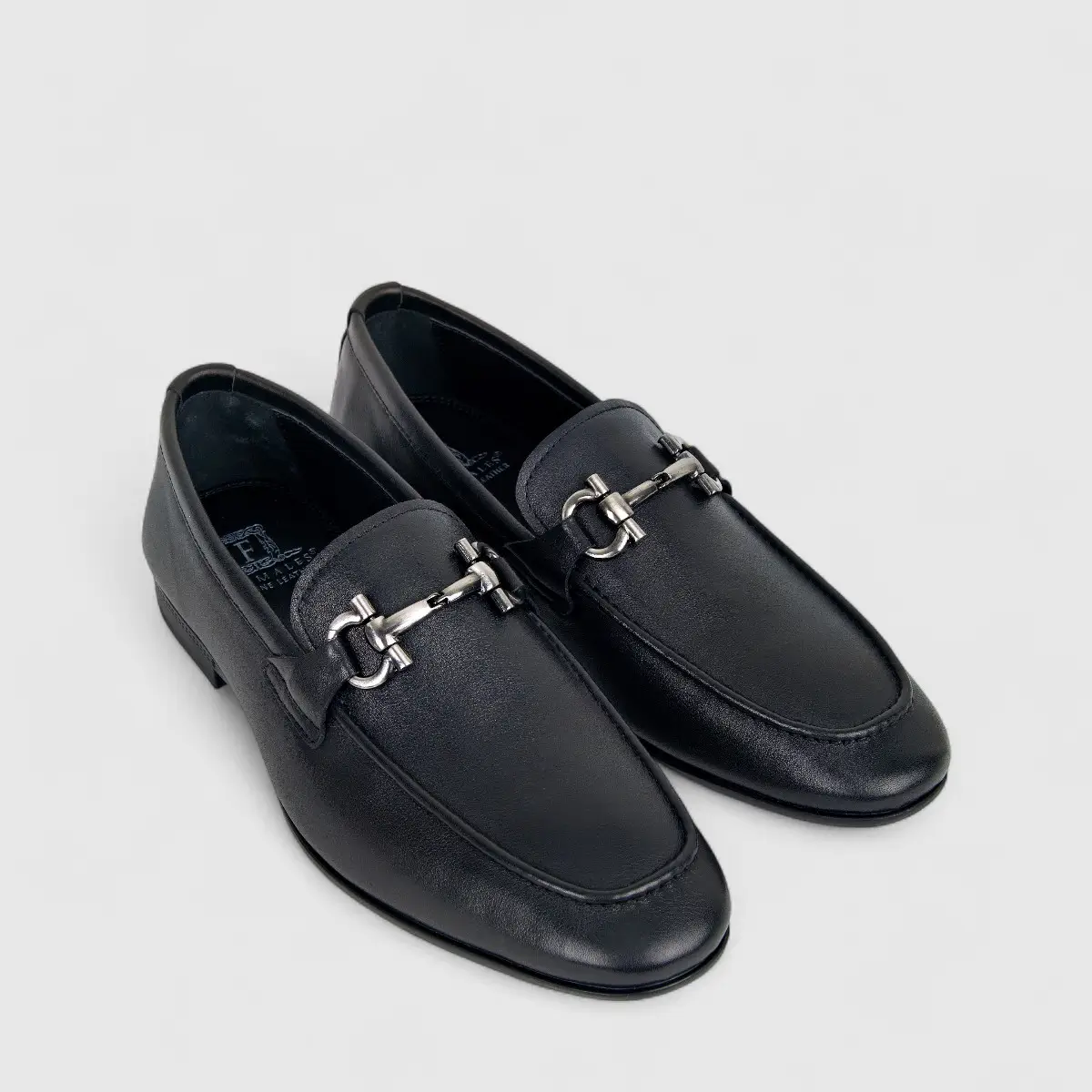 Formales Men's Leather Loafer FM2025-815 Black FK4 - Image 2