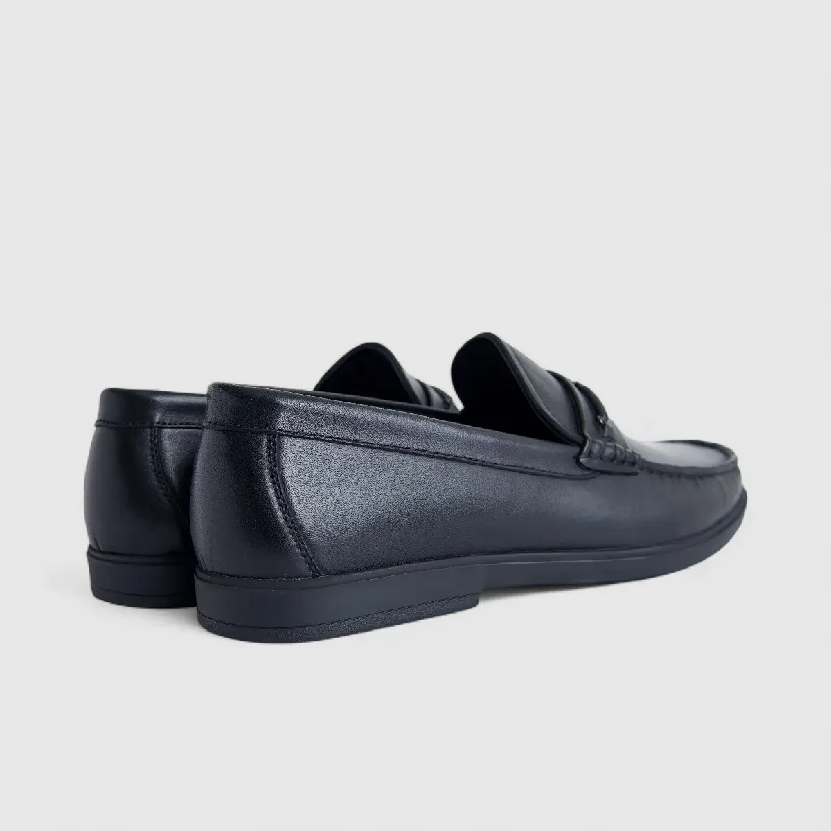 Formales Men's Leather Loafer FM2025-820 Black FK47 - Image 3