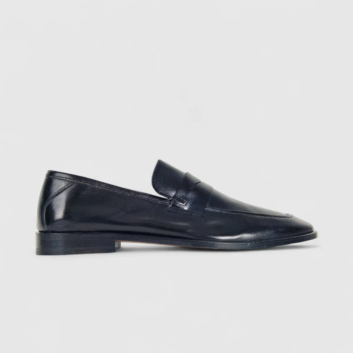 Formales Men's Leather Slip On 0432 Black FC117