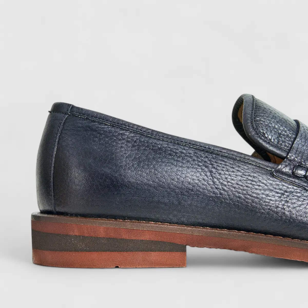 Formales Men's Leather Slip On 2246 Black FC123 - Image 5