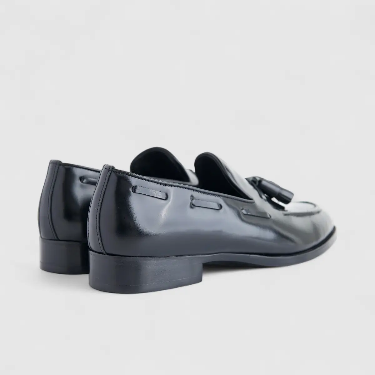 Formales Men's Leather Slip On AA227-1 Black EL140 - Image 3