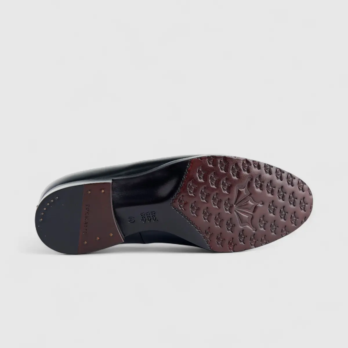 Formales Men's Leather Slip On AA227-1 Black EL140 - Image 4