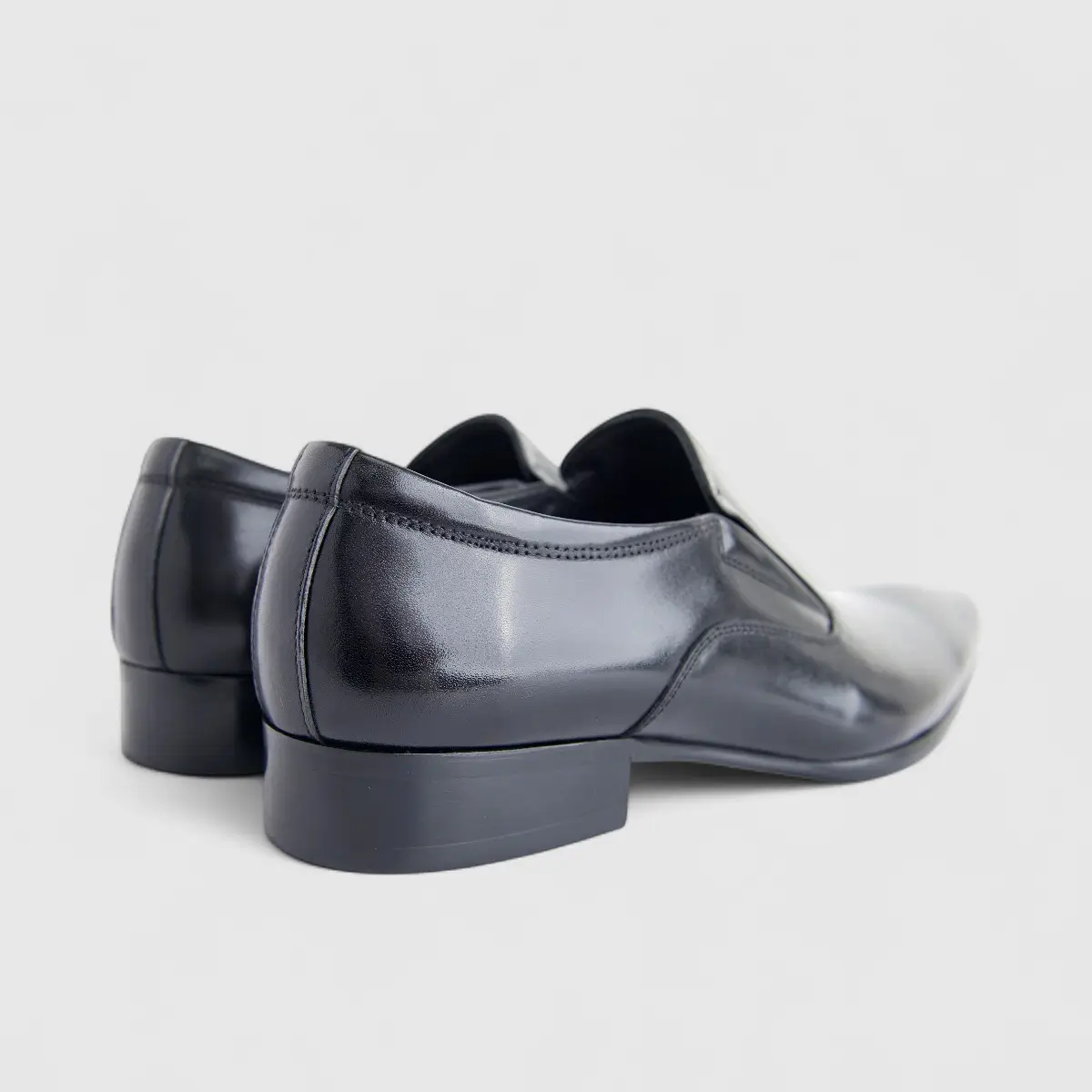 Formales Men's Leather Slip On AE503-8 Black EL126 - Image 3