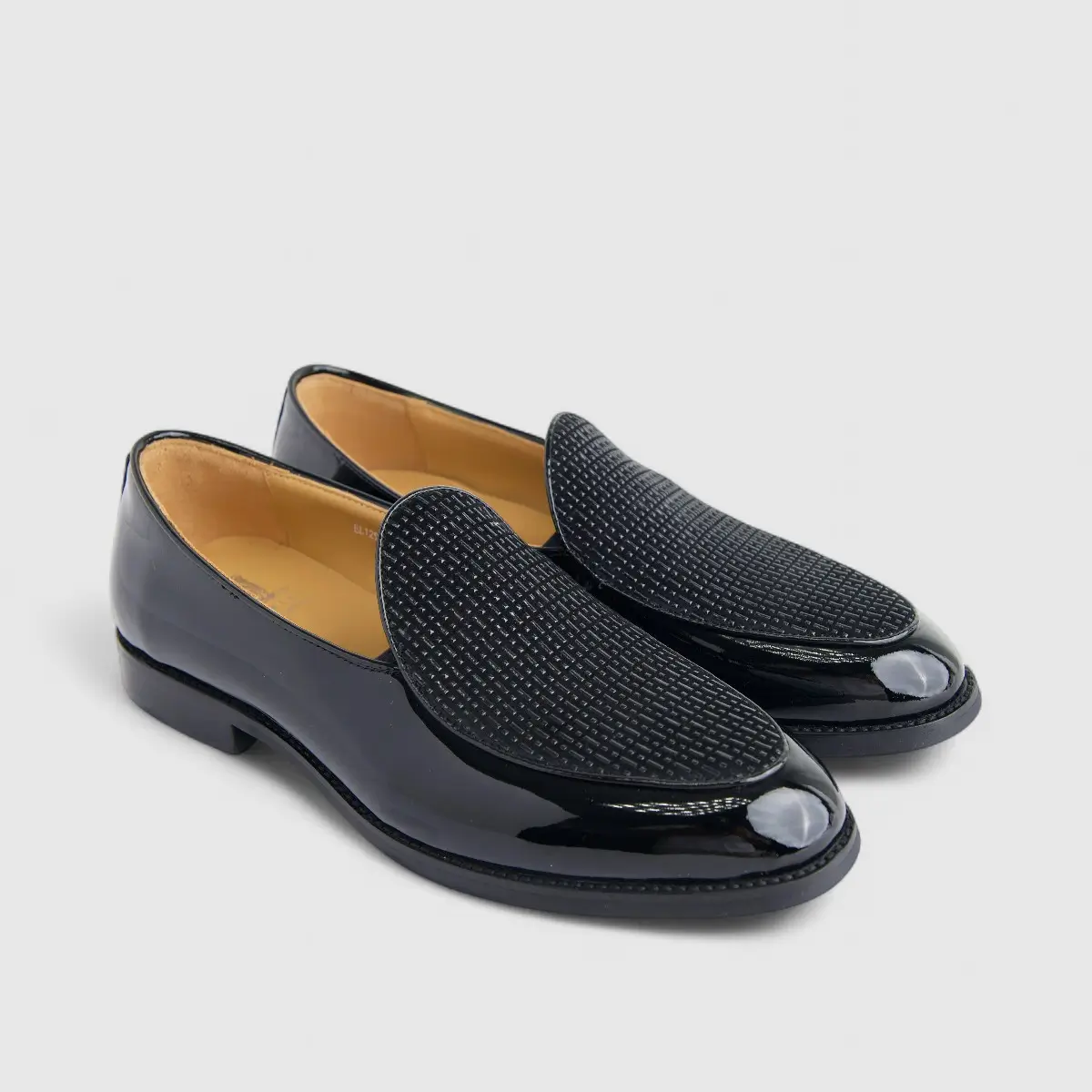Formales Men's Leather Slip On AE5327-534 Black EL129 - Image 2