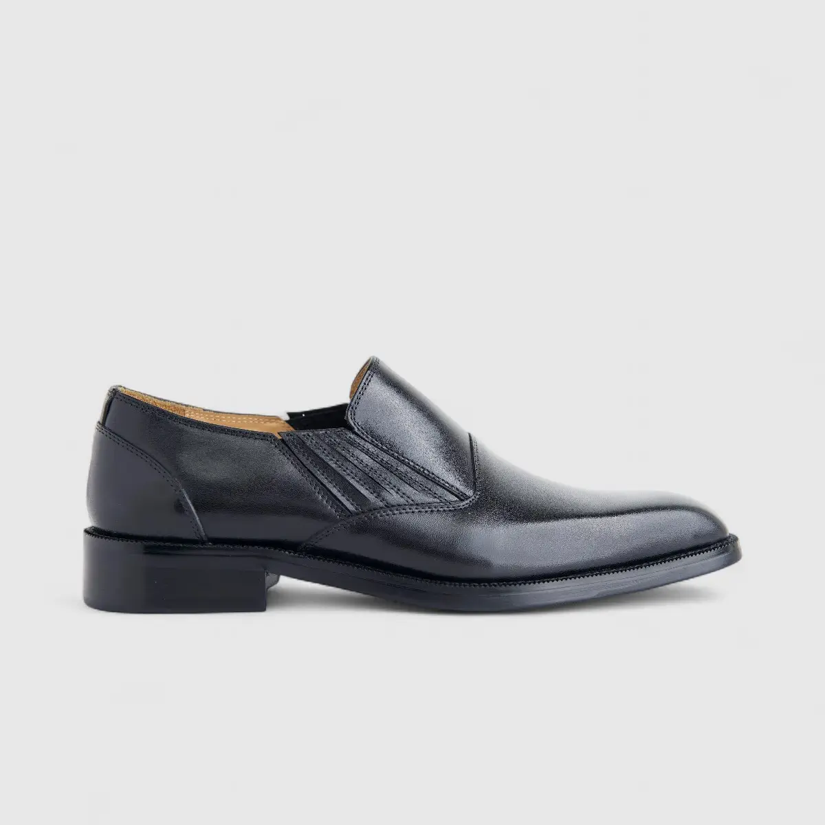 Formales Men's Leather Slip On AE5282-5322 Black EL120