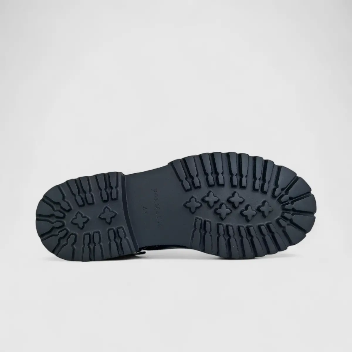 Formales Men's Leather Chunky Sole With Zip FM2025-838 Black FK27 - Image 4