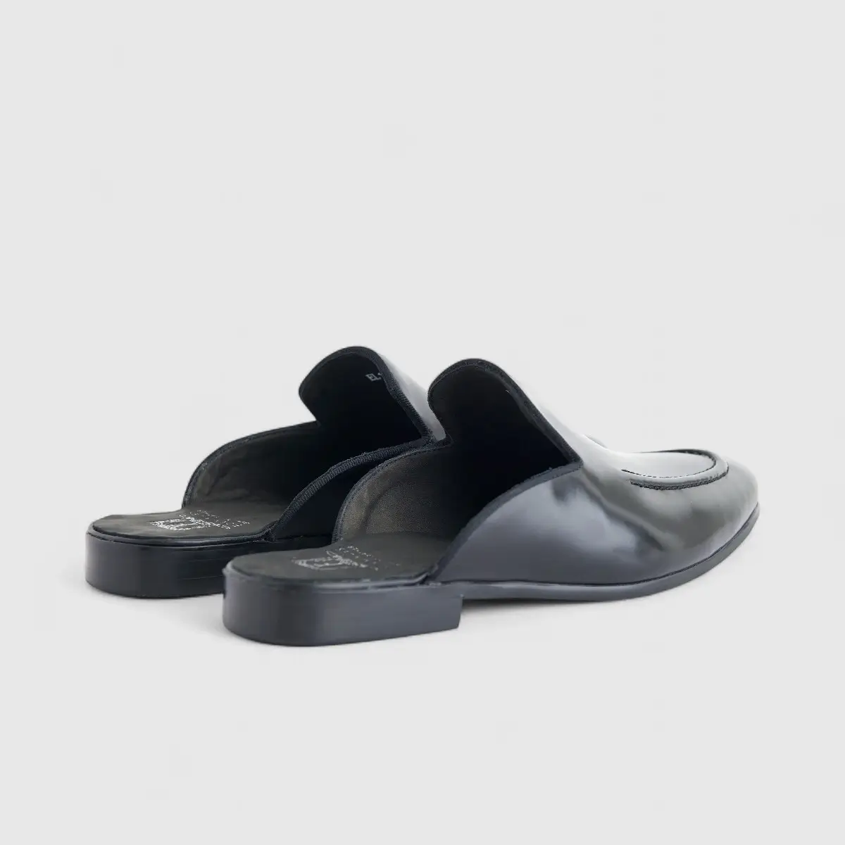 Formales Men's Leather Slip On Open Back AA307Y-L12 -2 EL134 - Image 3