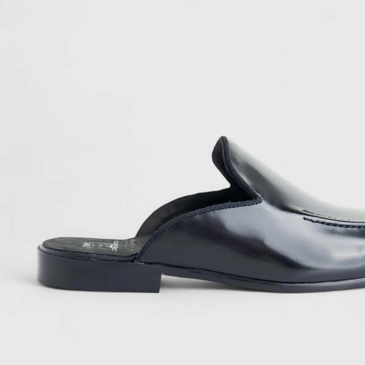 Formales Men's Leather Slip On Open Back AA307Y-L12 -2 EL134 - Image 5