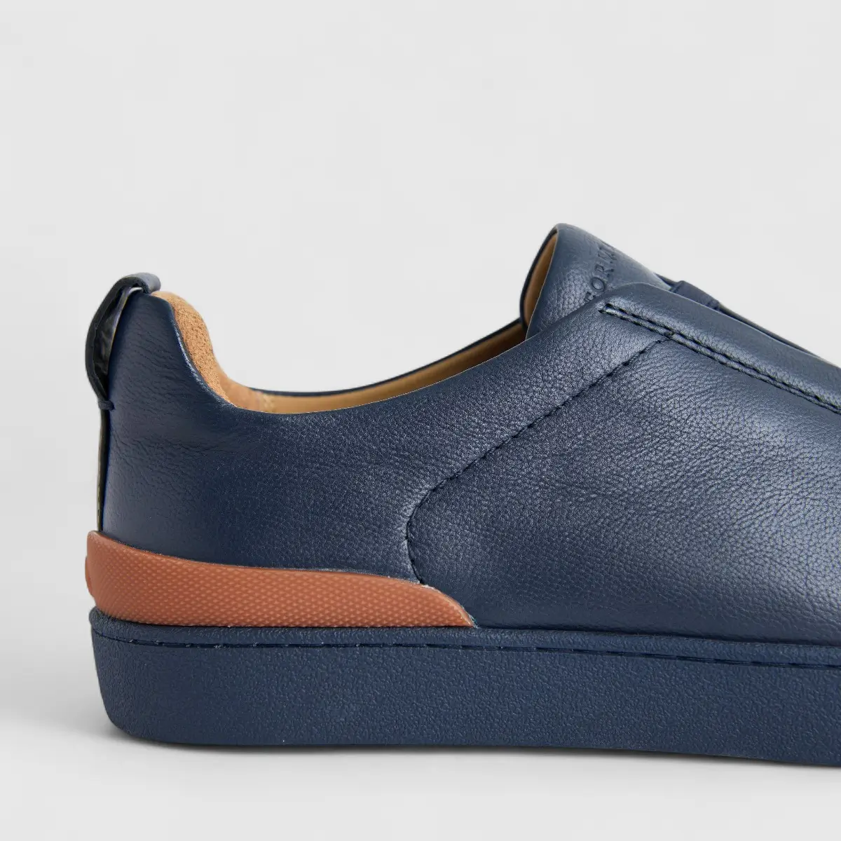 Formales Men's Leather Sneaker FM2025-826 Navy FK54 - Image 5
