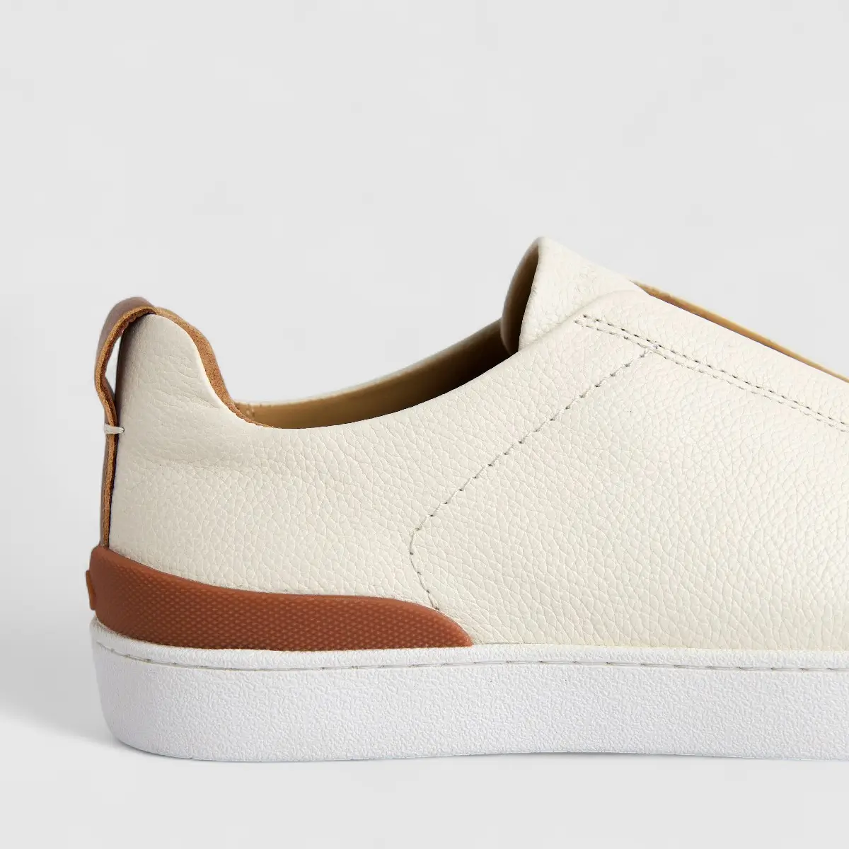 Formales Men's Leather Sneaker FM2025-826 Off White FK55 - Image 5