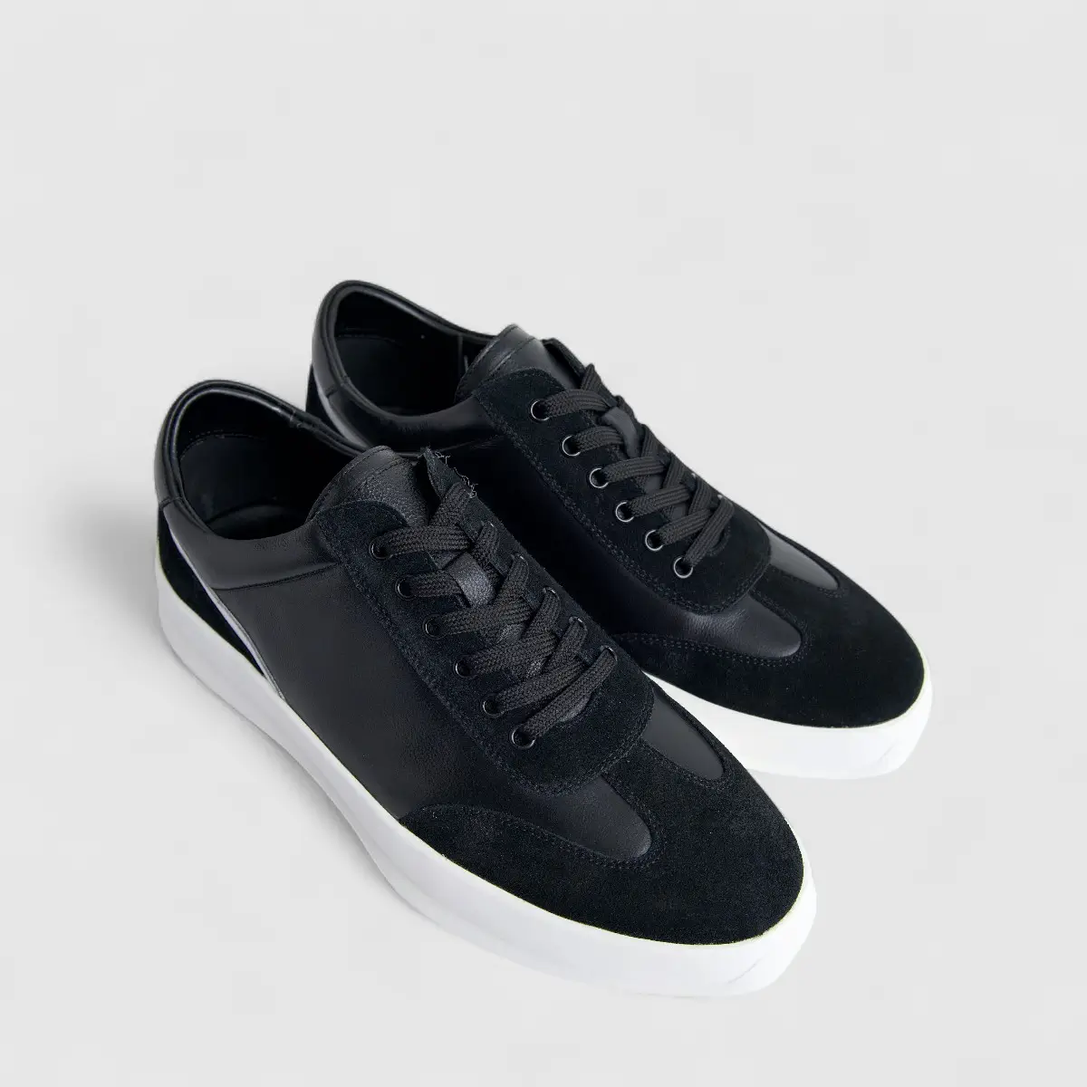 Formales Men's Leather Sneaker FM23818-19 Black FK51 - Image 2