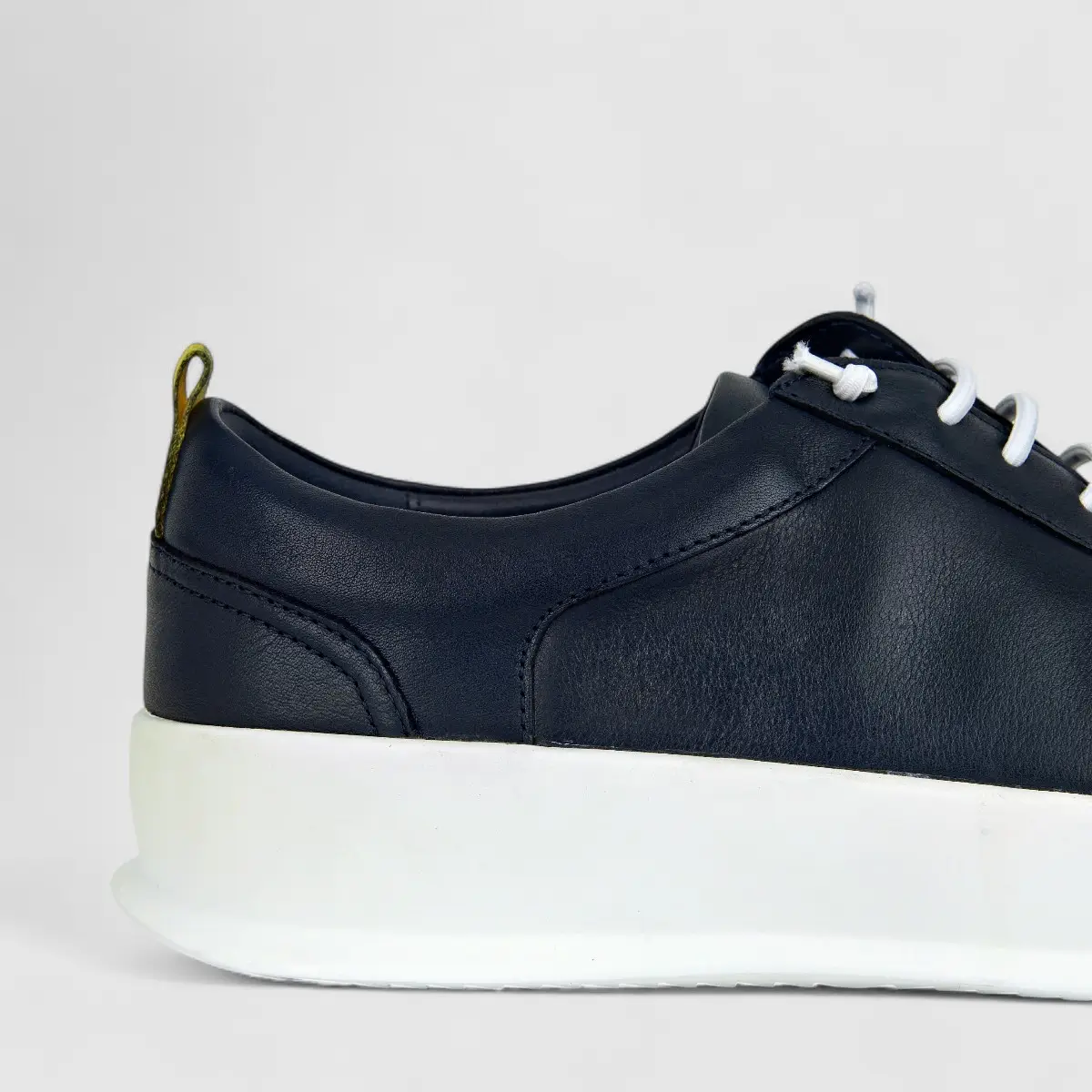 Formales Mens Leather Sneaker FM23818-20 Navy FK21 - Image 5