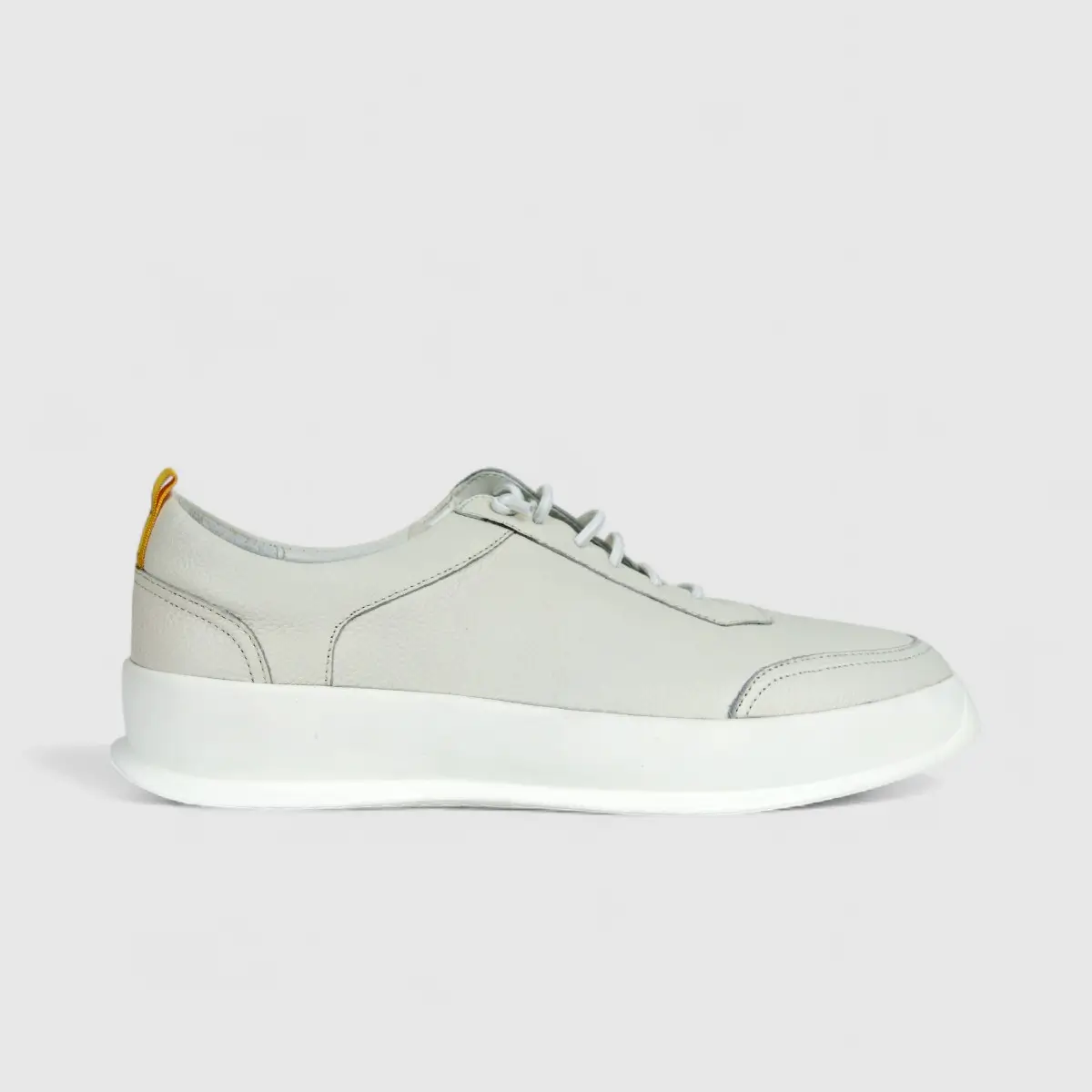 Formales Mens Leather Sneaker FM23818-20 White FK16