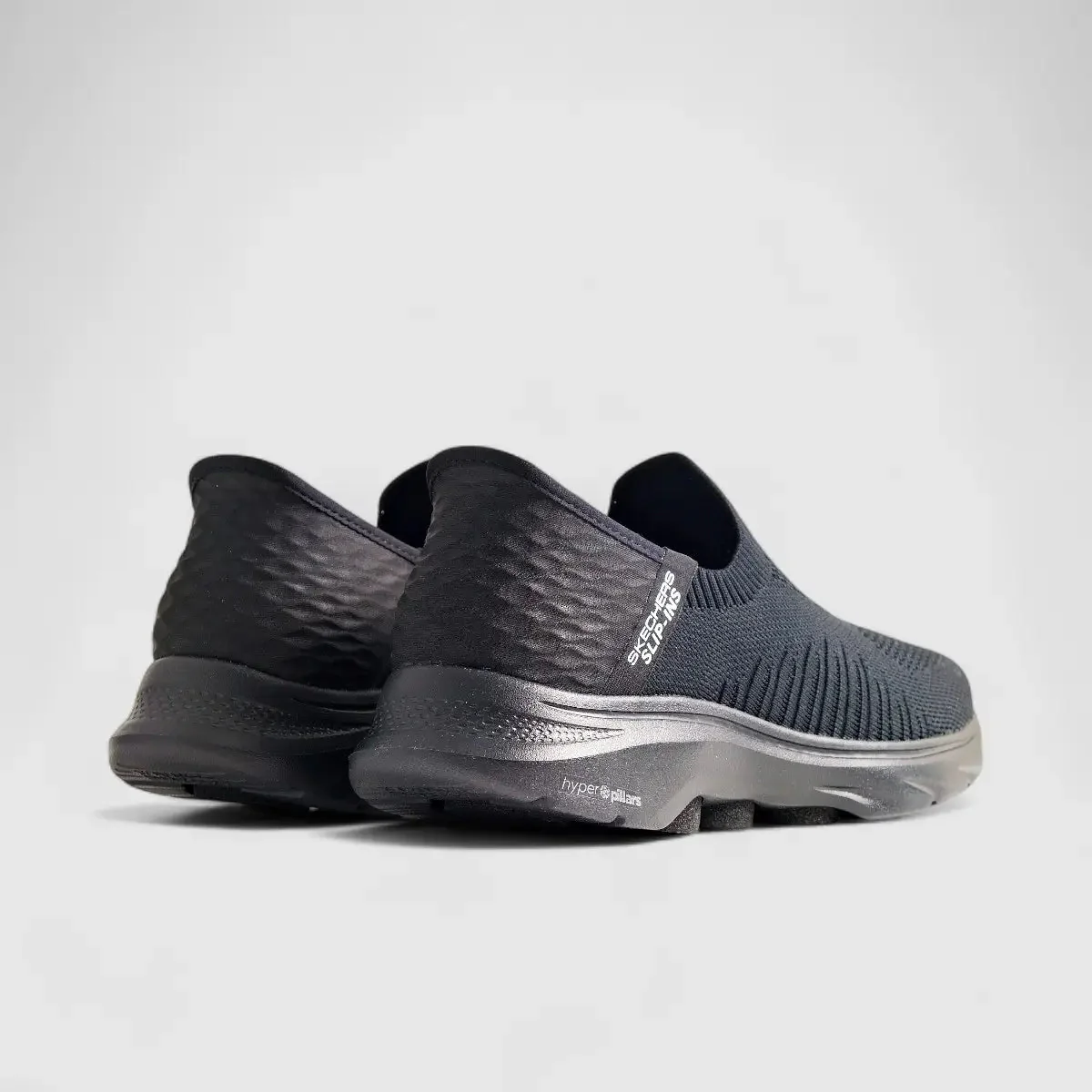Go Walk 7 Comfort Slip Ons 216552 Black - Image 3