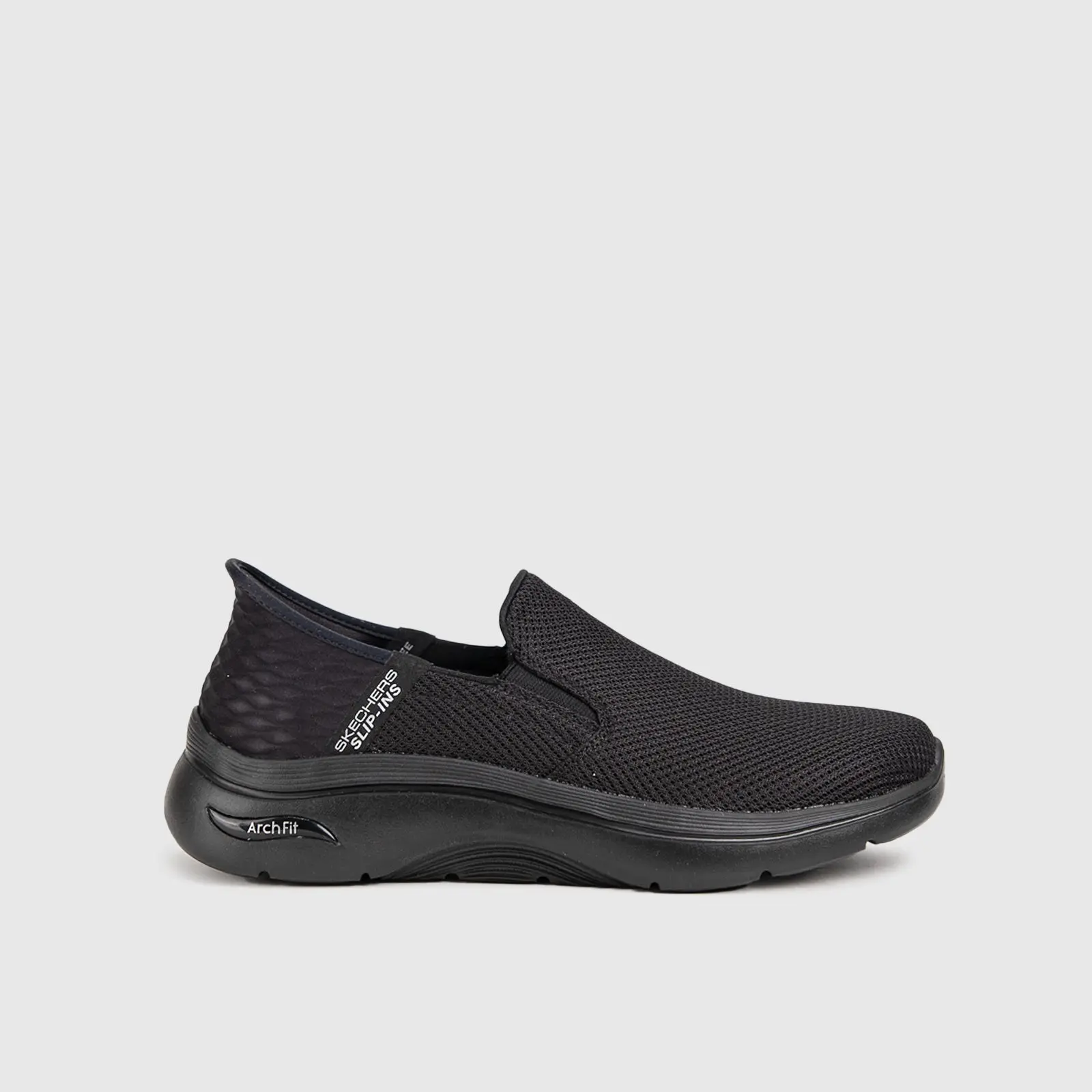 Go Walk Arch Fit 2.0 Comfort Slip Ons Black 216600 SM48