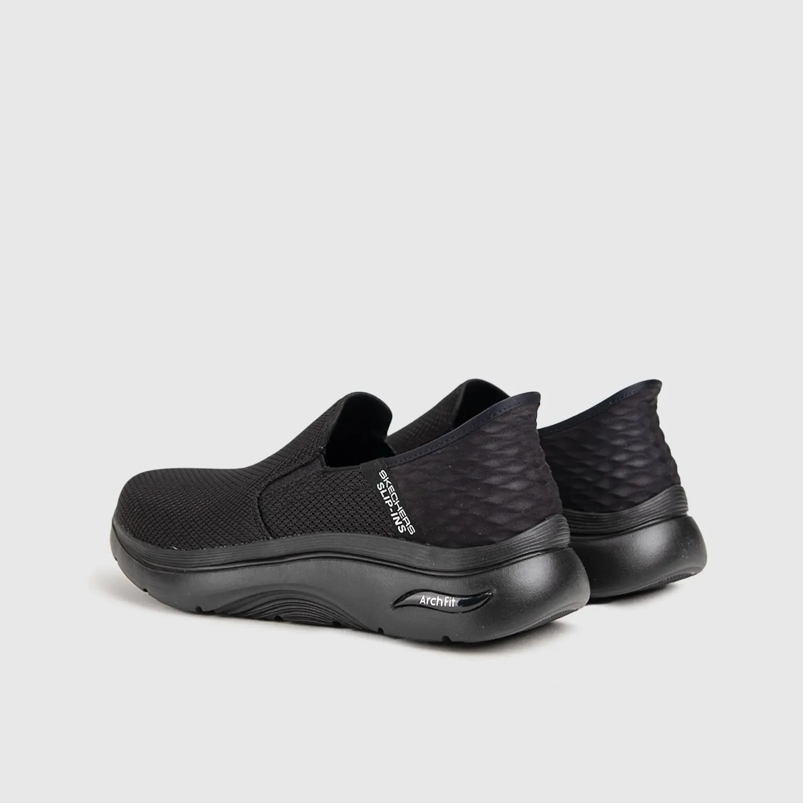 Go Walk Arch Fit 2.0 Comfort Slip Ons Black 216600 SM48 - Image 3