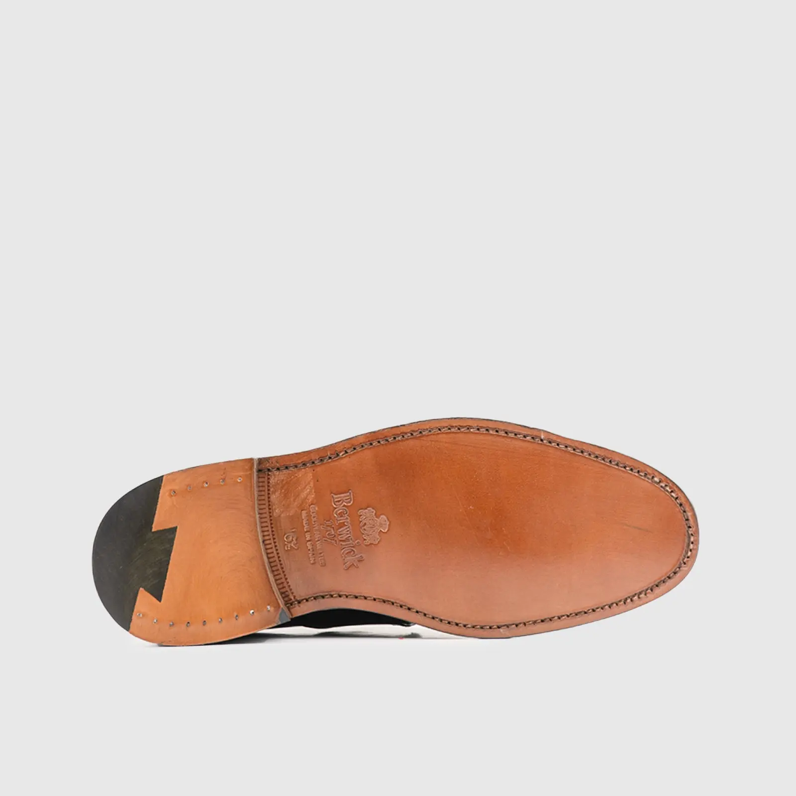 Goodyear Welt Single Monk Strap Slip On 6832 Black - Image 4