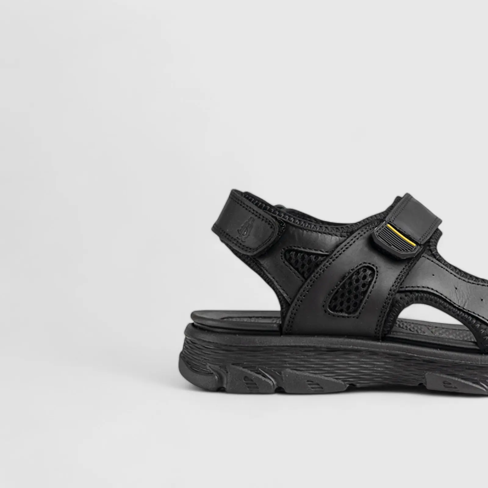 Harvie Comfort Strap Sandal Black 00877 HP207 - Image 5