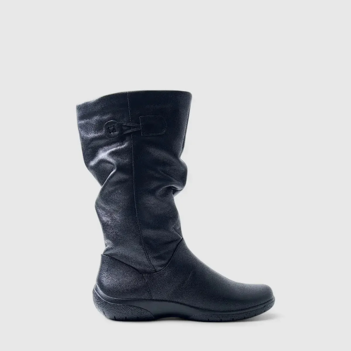 Hotter Derrymore Comfort Boot Black