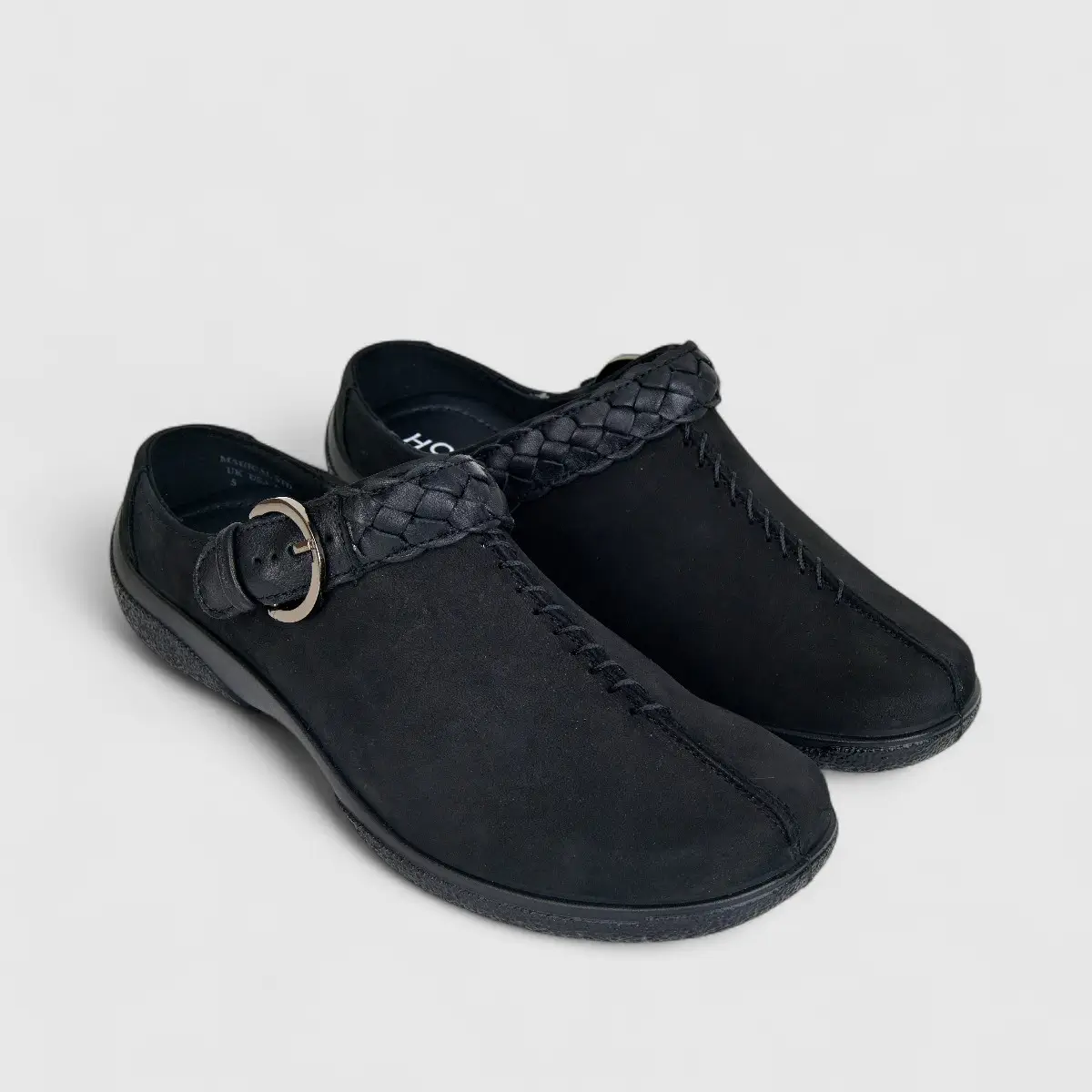 Hotter Ladies Comfort Clog Magical Black HT74 - Image 2