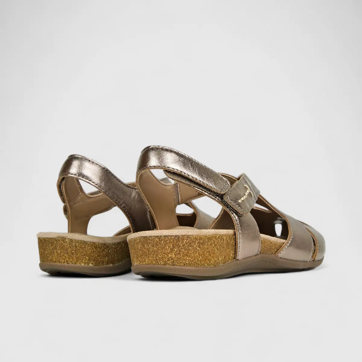 Hotter Ladies Comfort Sandal Catskill 2 Rosegold HT79 - Image 3