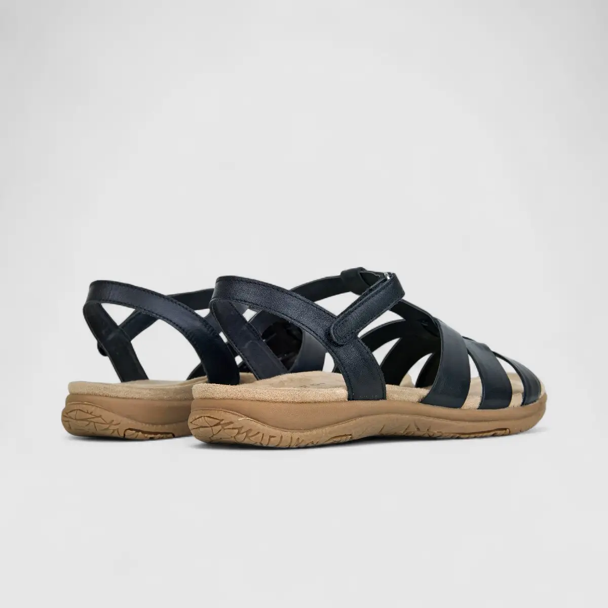 Hotter Ladies Comfort Sandal Rainer Black HT85 - Image 3