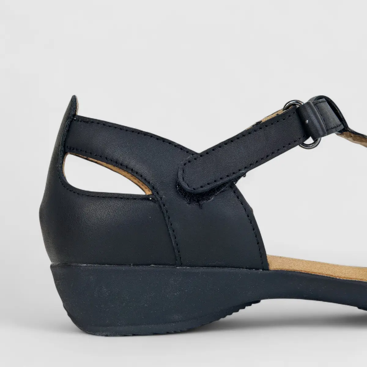 Hotter Ladies Comfort Sandal Solei Black HT75 - Image 5