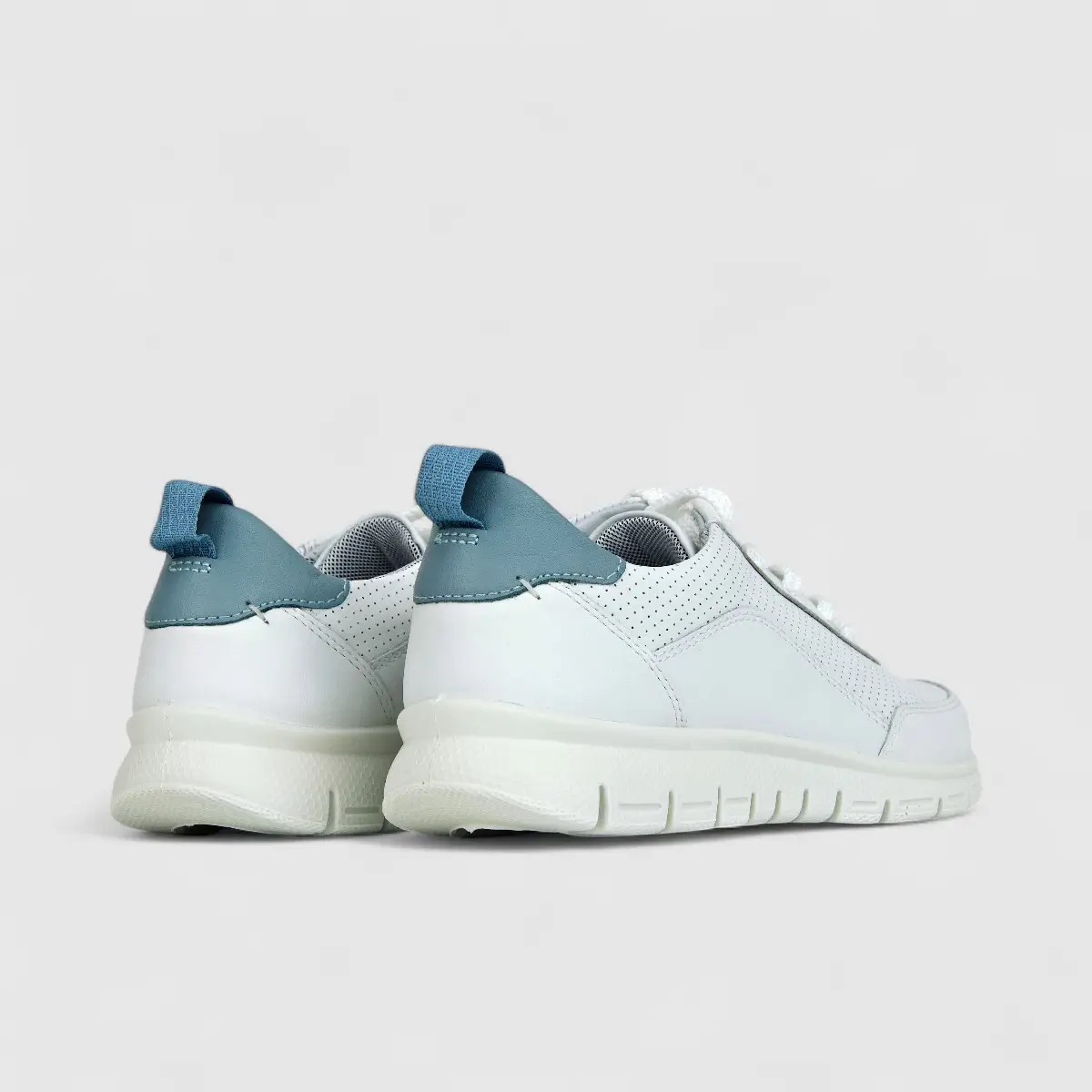 Hotter Ladies Comfort Sneaker Gravity 2 White /Sage HT73 - Image 3