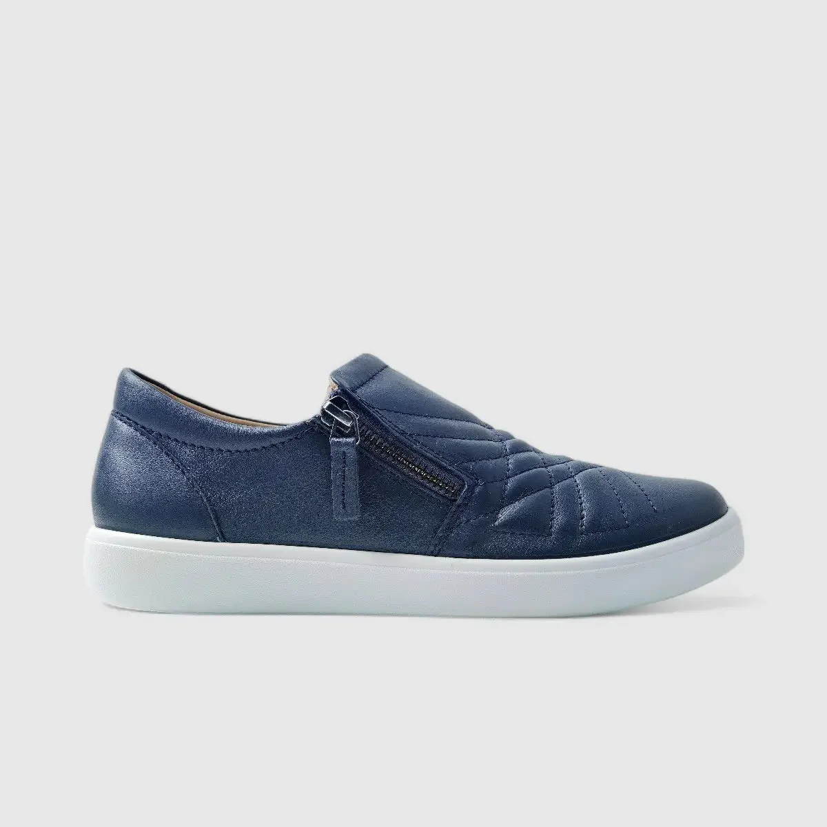 Hotter Poppy Slip On Comfort Sneaker Navy