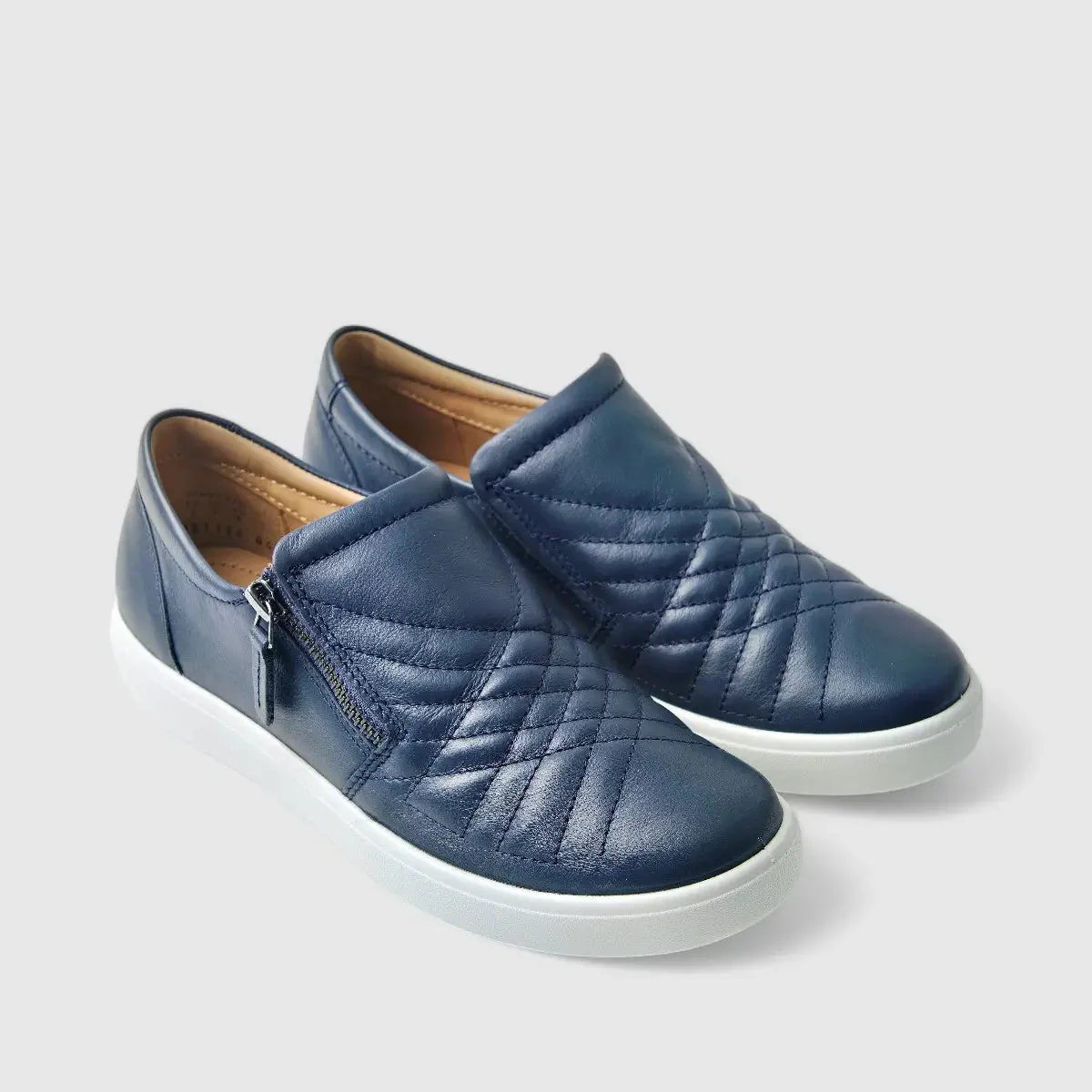 Hotter Poppy Slip On Comfort Sneaker Navy - Image 2