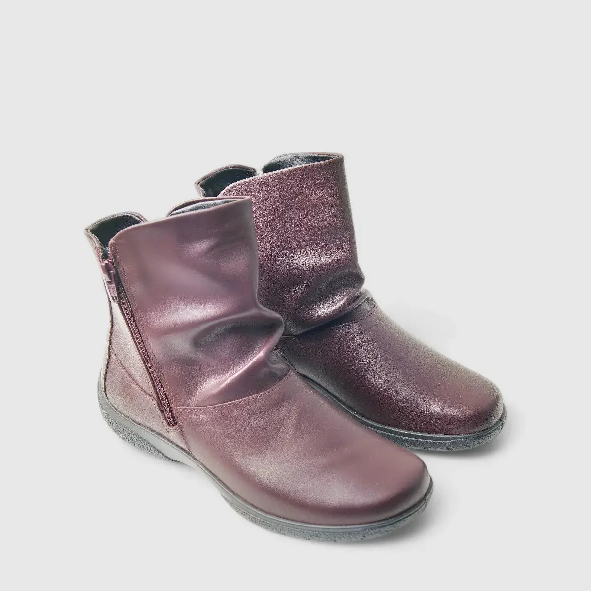 Hotter Whisper Comfort Boot Burgandy - Image 2