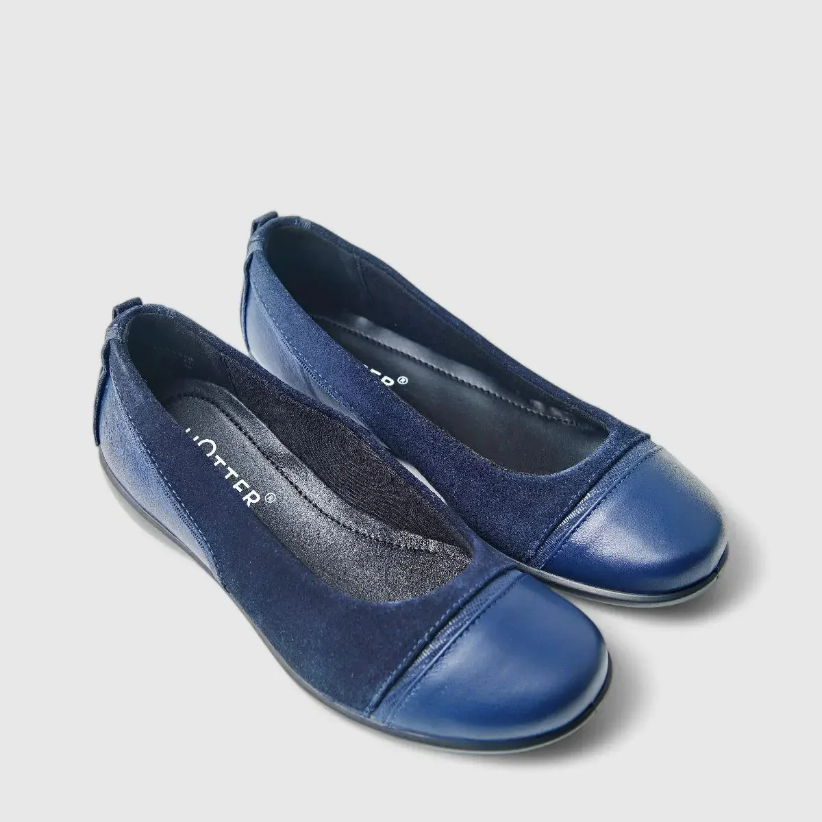 Hotter Wren Comfort Slip On Navy - Image 2