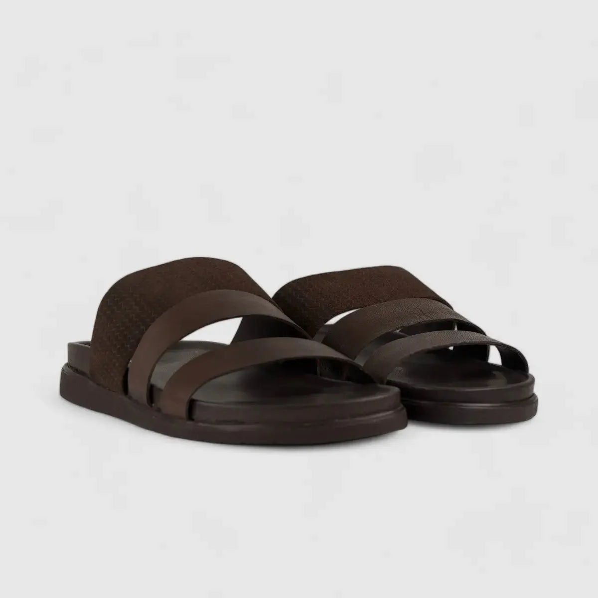 Hp Channing Comfort Slide Sandal Brown 00868 HP224 - Image 2