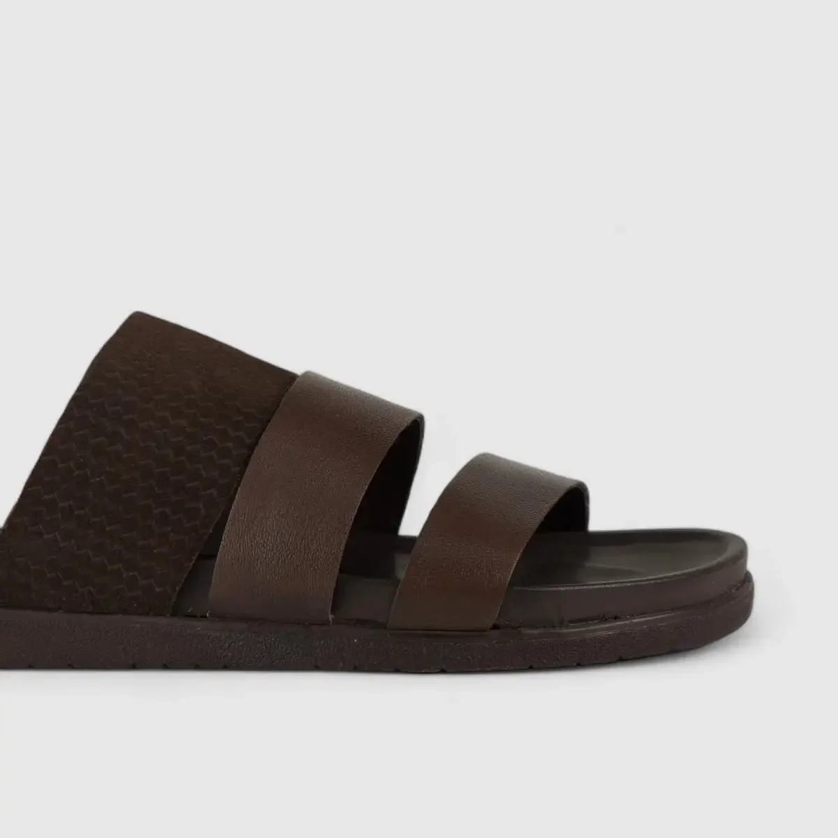 Hp Channing Comfort Slide Sandal Brown 00868 HP224 - Image 5