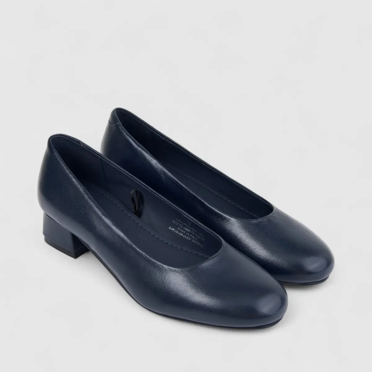 HP Ladies Comfort Block Heel HPL01462 Calypso Navy HL277 - Image 2