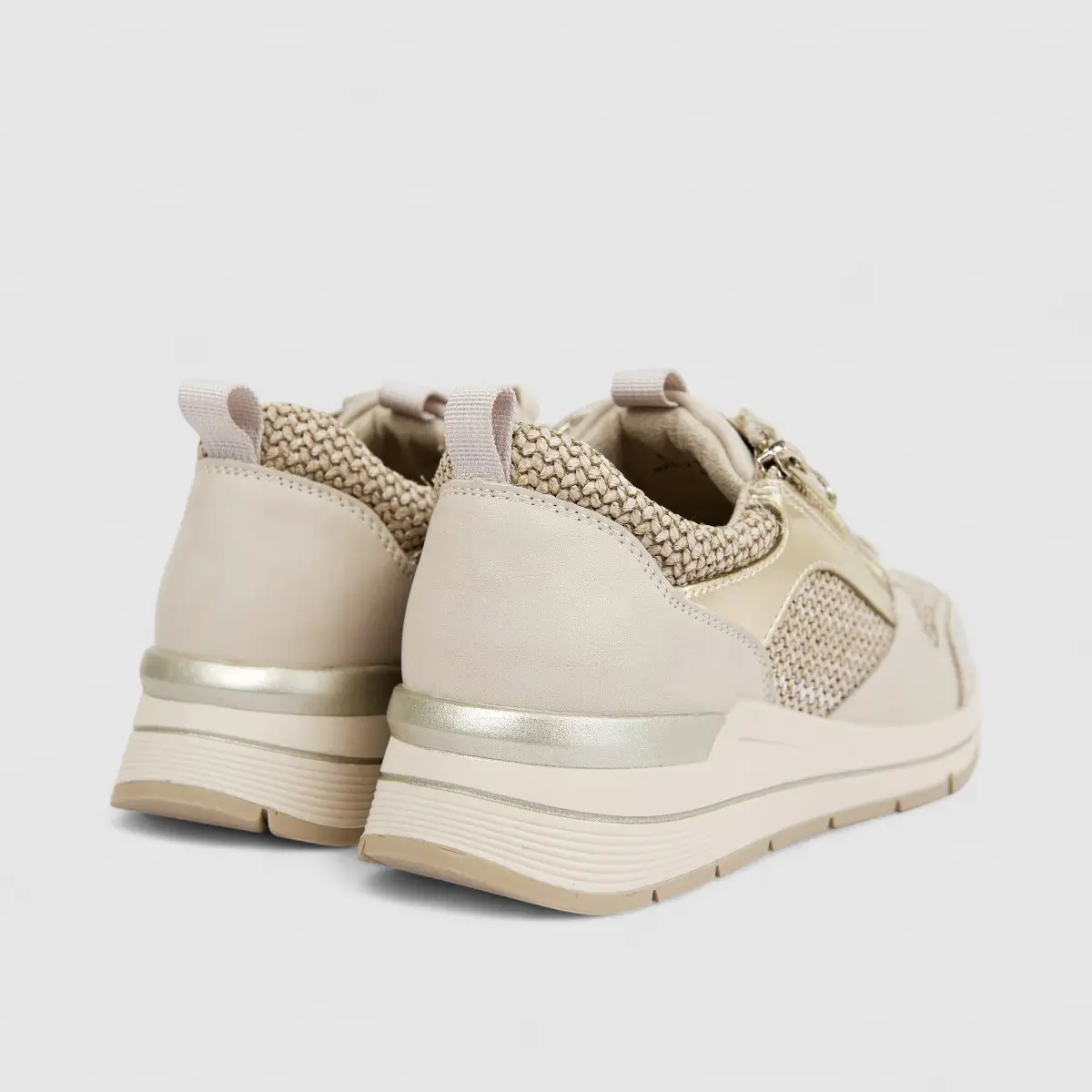 HP Ladies Comfort Sneaker HPL01485 Macy Beige HL274 - Image 3