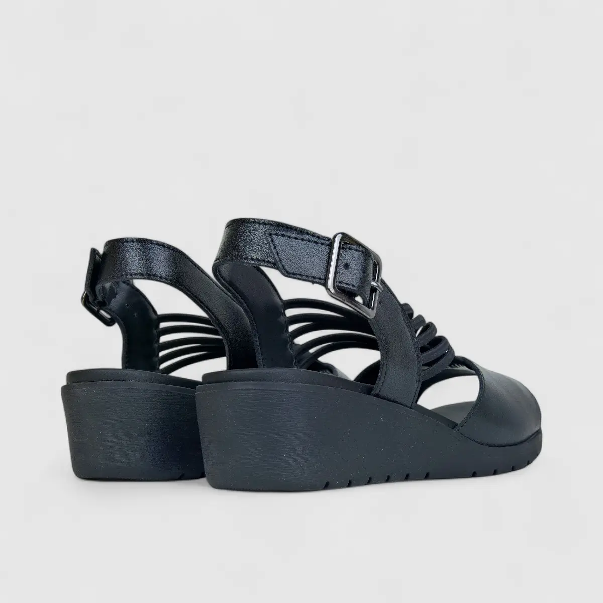 HP Ladies Comfort Wedge Everley HPL01444 Black HL263 - Image 3