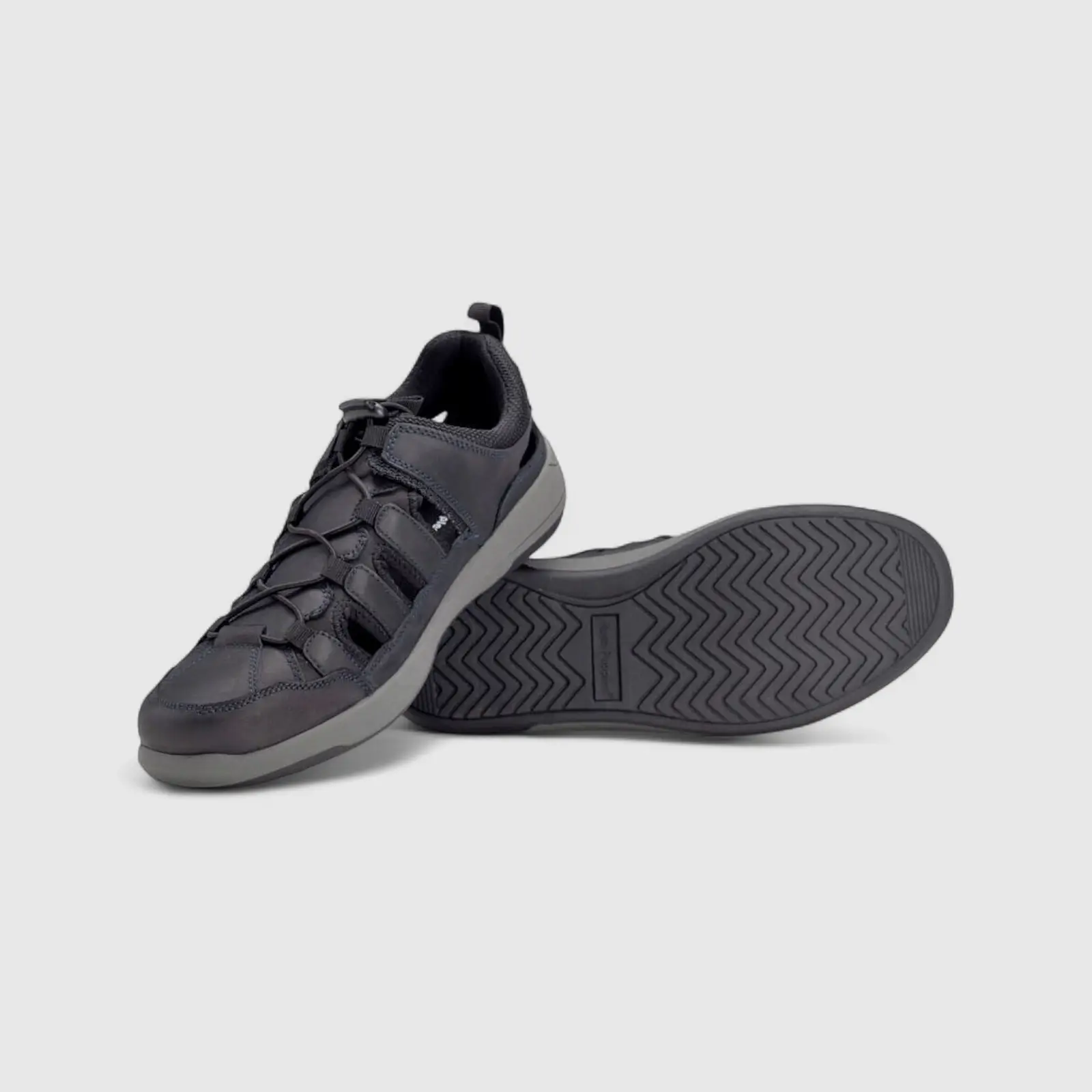 HP Men's Comfort Sandal Percy HPM00980 Navy Nubuck HP270 - Image 4