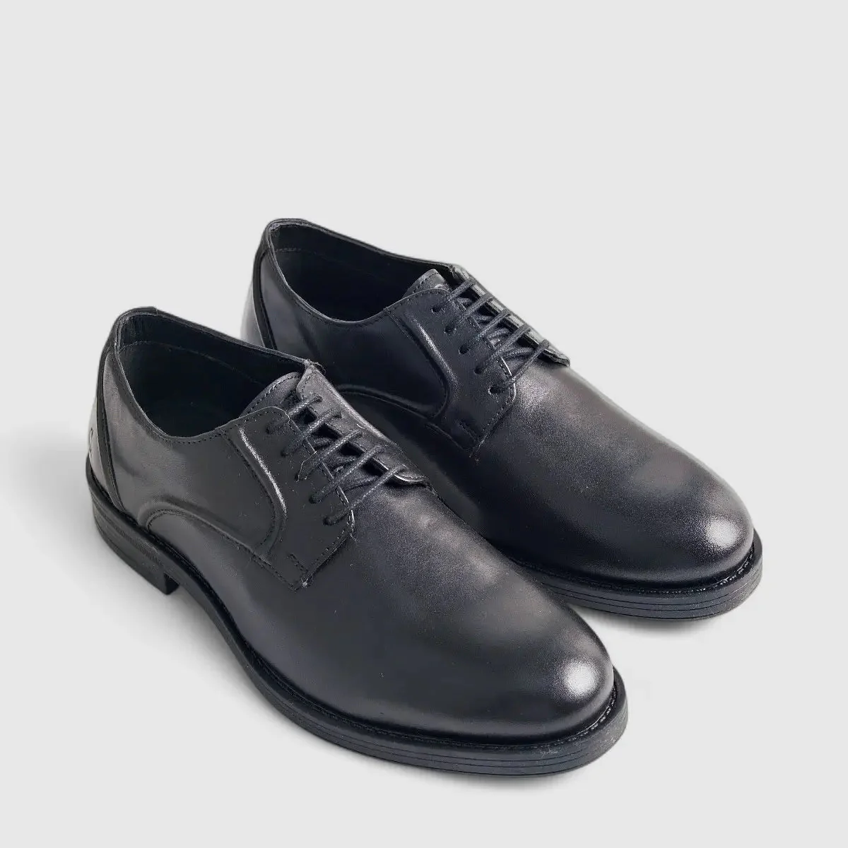 Hush Puppies Maradona Lace Up Black 00924 - Image 2