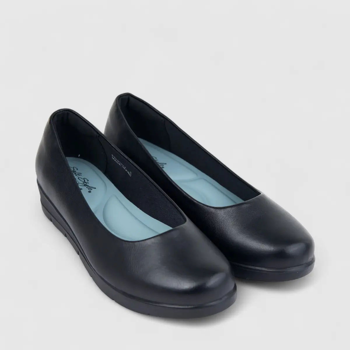 Hush Puppies Soft Style Ladies Comfort Wedge Pump Hotaru SSL01614 Black SS334 - Image 2
