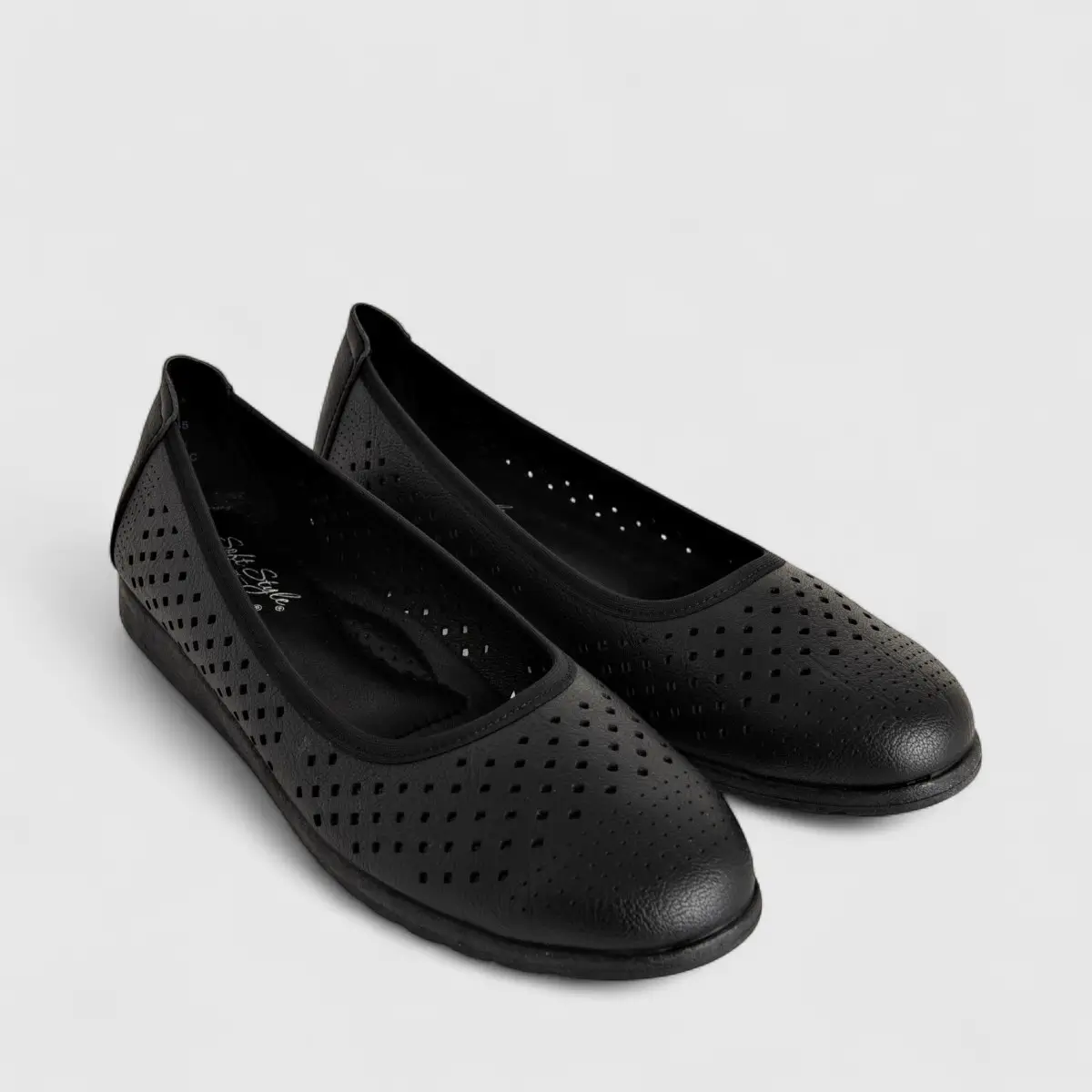 Hush Puppies Soft Style Ladies Comfort Pump Halona SSL01585 Black SS315 - Image 2