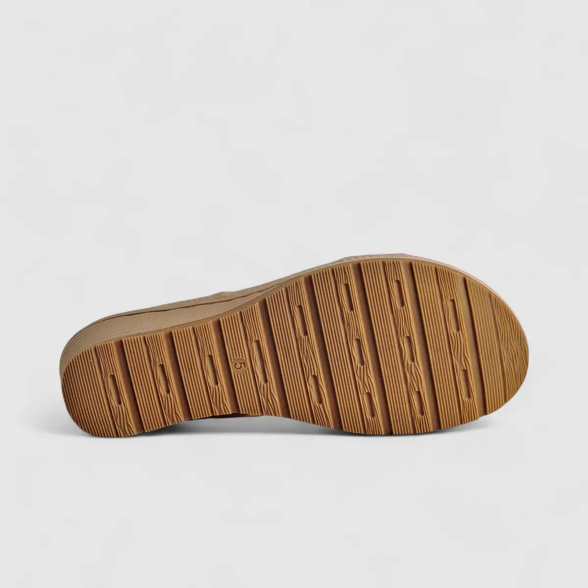 Hush Puppies Soft Style Ladies Comfort Sandal Promise SSL01551 Stone SS279 - Image 4