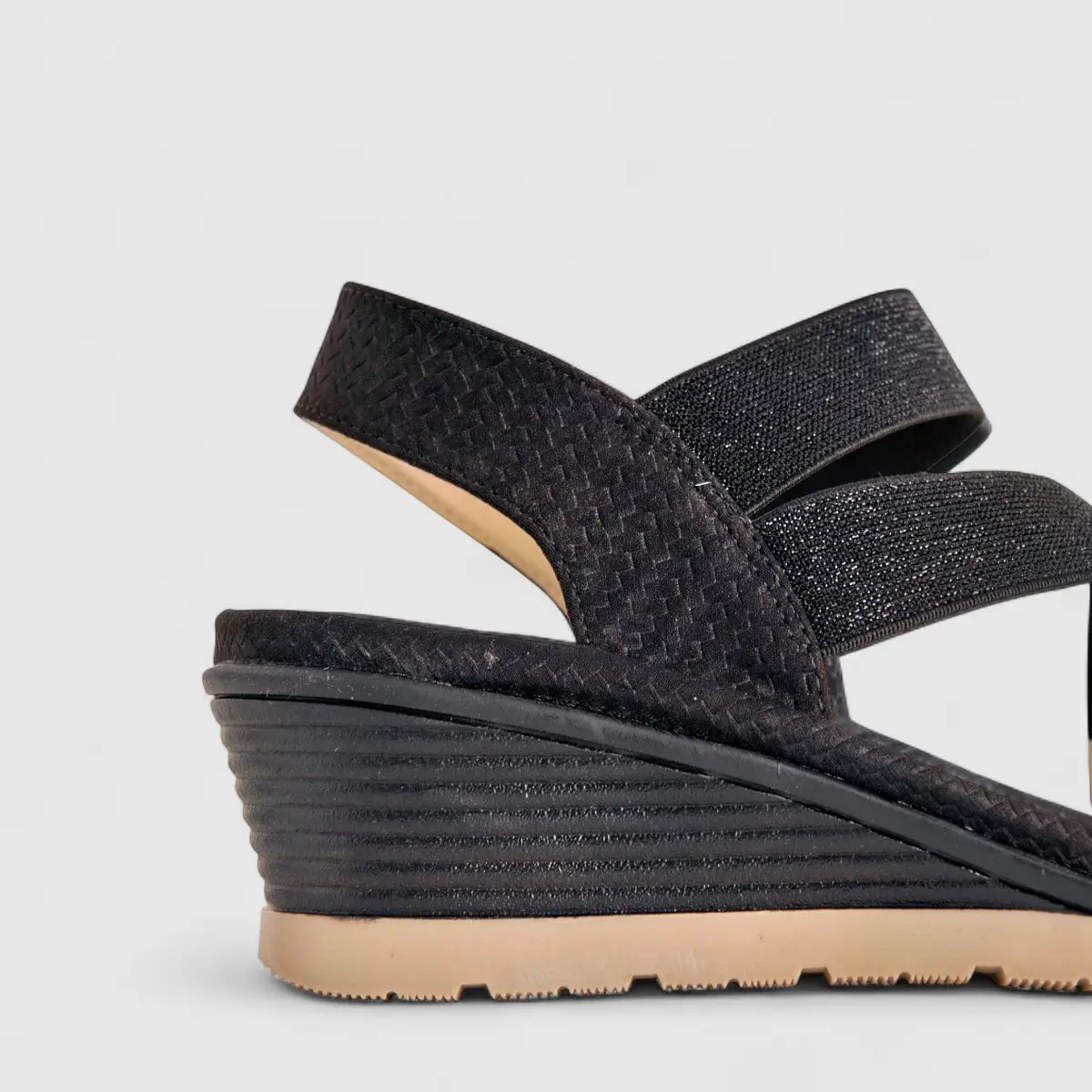 Hush Puppies Soft Style Ladies Comfort Sandal Promise SSL01551 Black SS276 - Image 5