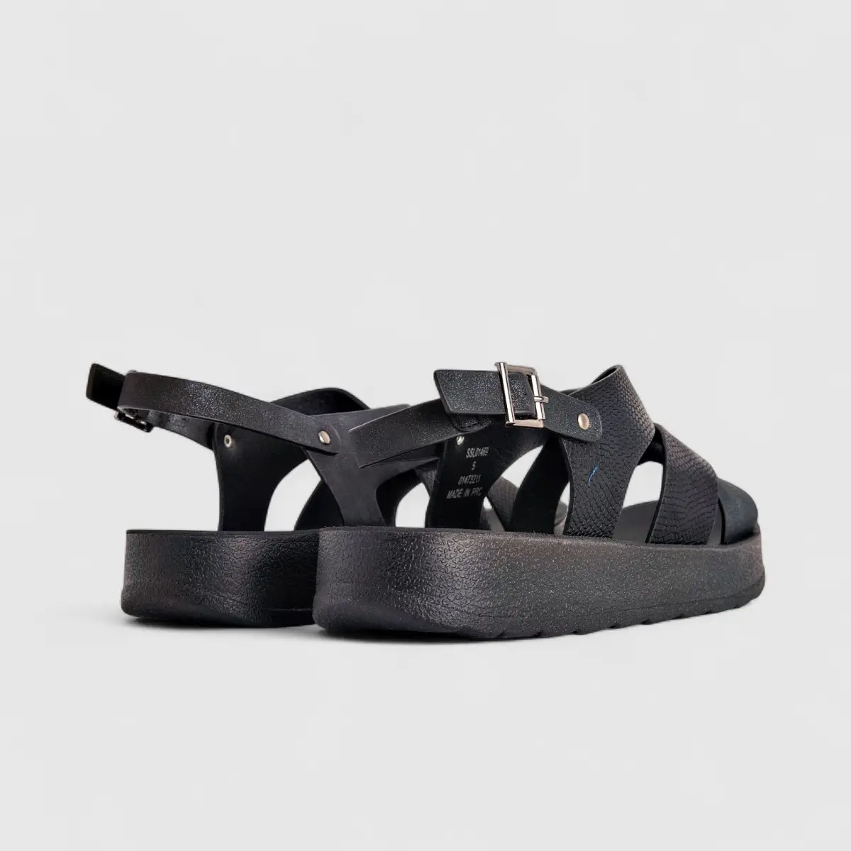 Hush Puppies Soft Style Ladies Comfort Sandal Vasily SSL01469 Black SS318 - Image 3