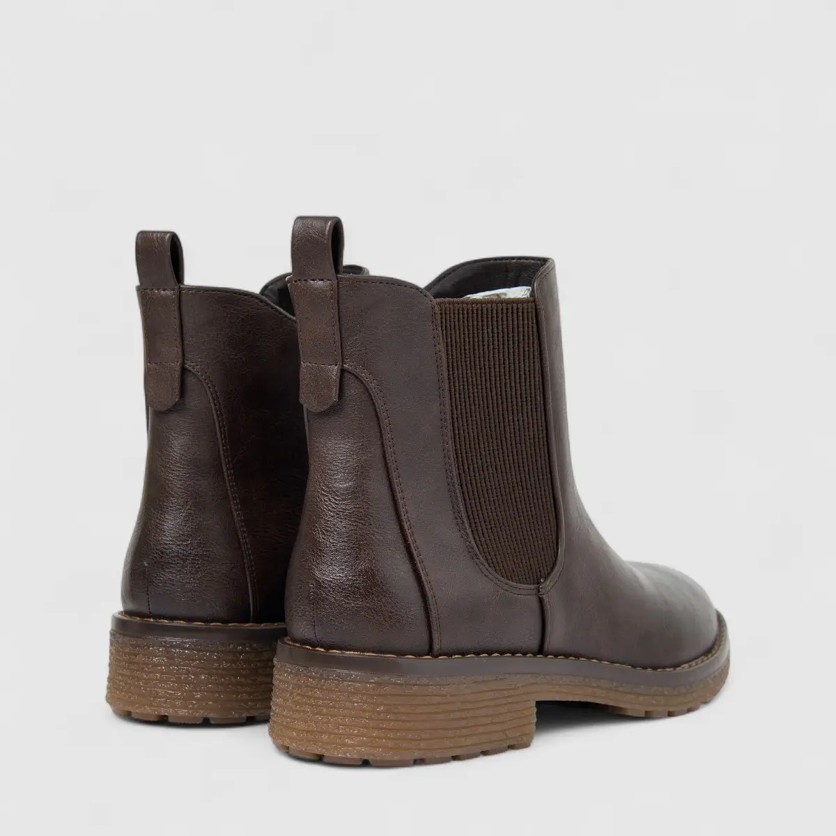 Hush Puppies Soft Style Soft Belinda Ladies Chelsea Boot SSL01514 Chocolate DK3 - Image 3