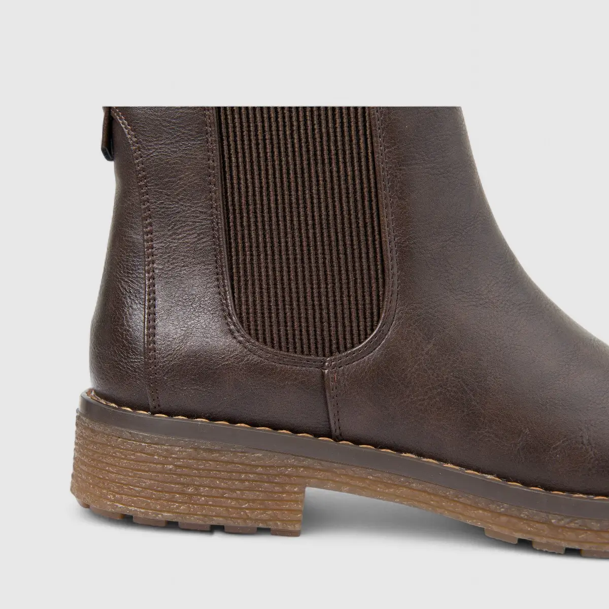 Hush Puppies Soft Style Soft Belinda Ladies Chelsea Boot SSL01514 Chocolate DK3 - Image 5