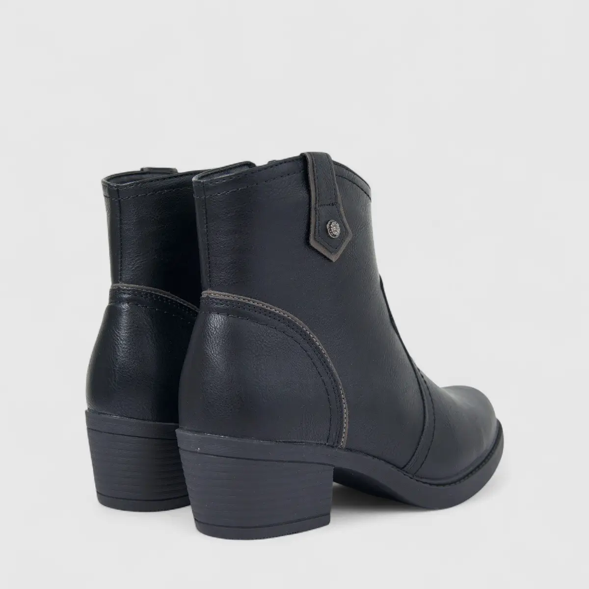 Hush Puppies Soft Style Soft Haruka Ladies Ankle Boot SSL01635 Black DK6 - Image 3