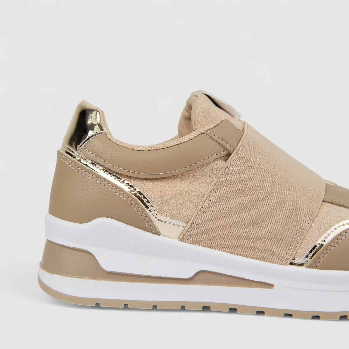 Hush Puppies Soft Style Soft Patricia Ladies Sneaker SSL01602 Stone SS347 - Image 5