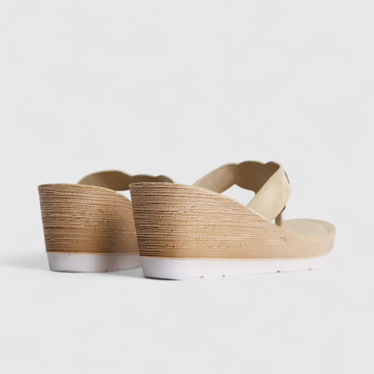 Inblu Ladies Comfort Sandal EL000035 Sand AL46 - Image 3